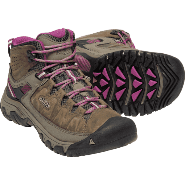 Women’s KEEN Targhee III Mid Waterproof – Weiss/Boysenberry
