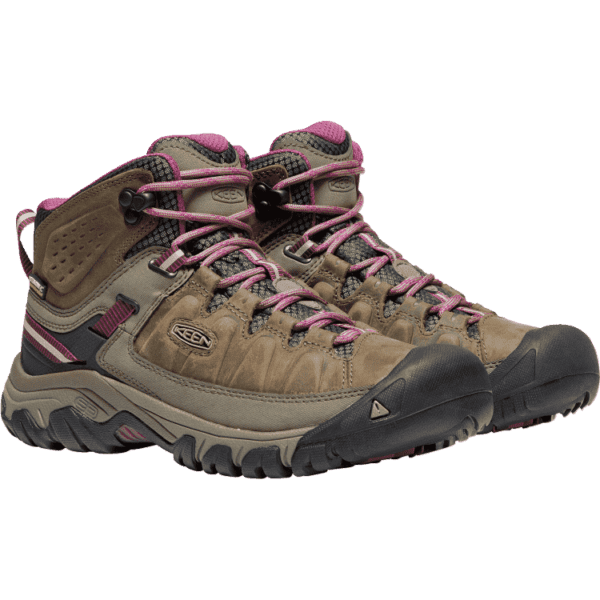 Women’s KEEN Targhee III Mid Waterproof – Weiss/Boysenberry