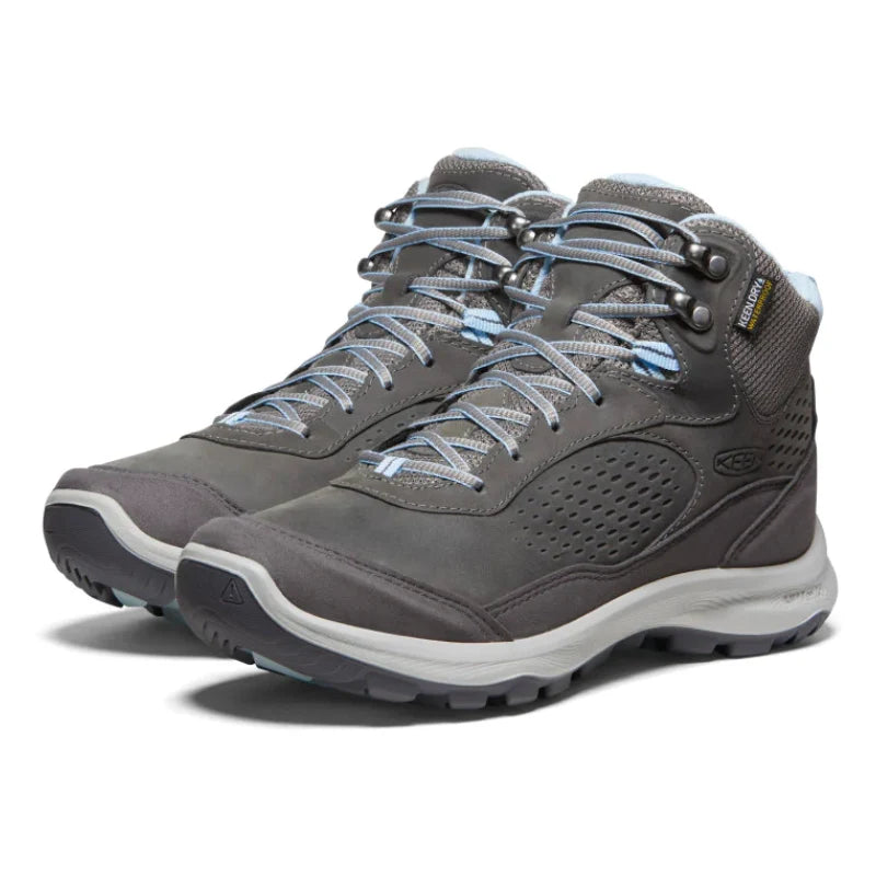 Women’s KEEN Terradora Explorer Mid Waterproof – Steel Grey/Clear Sky