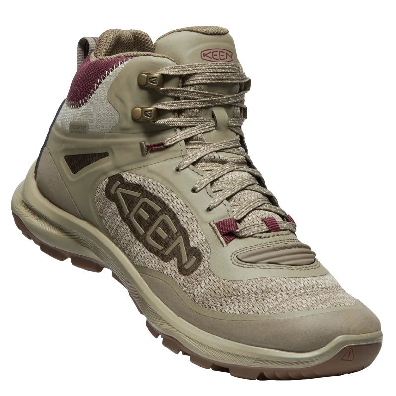 Women’s Keen Terradora Flex Mid Boot Waterproof – Plaza Taupe/Windsor Wine