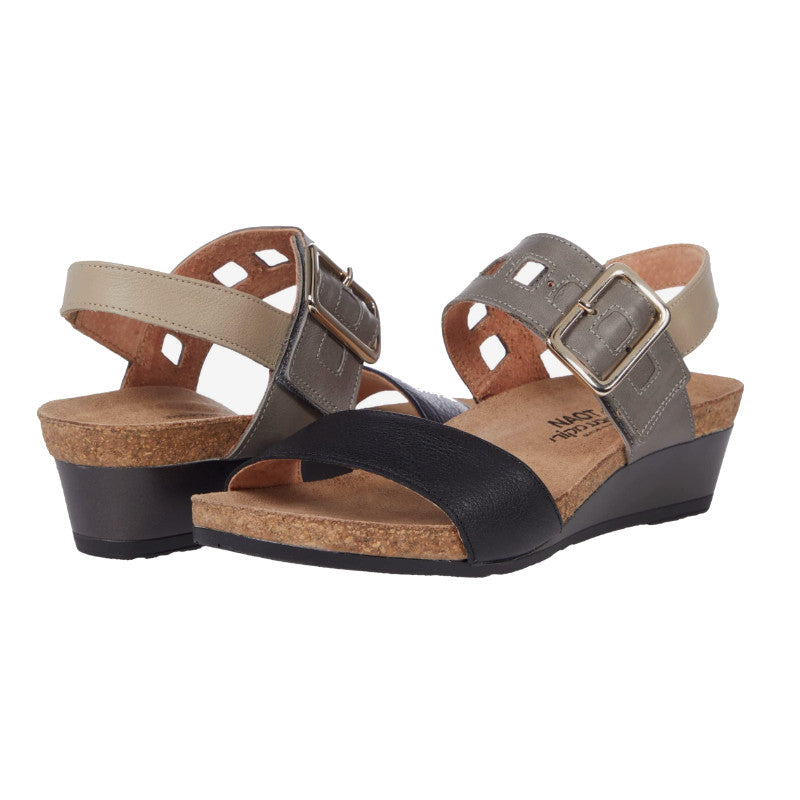 Women's Naot Dynasty - Soft Black/Foggy Gray