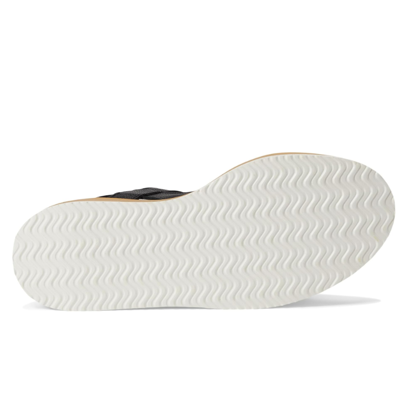 Women’s Naot Meringue – Soft Black Leather/Camel Sole