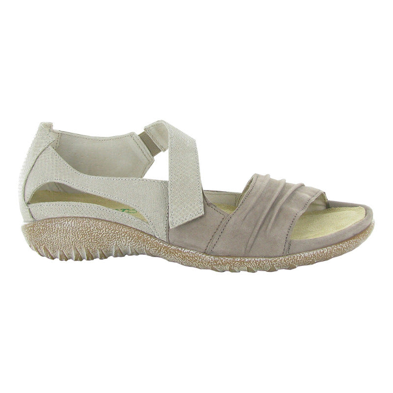 Women's Naot Papaki - Stone Nubuck/Beige Lizard