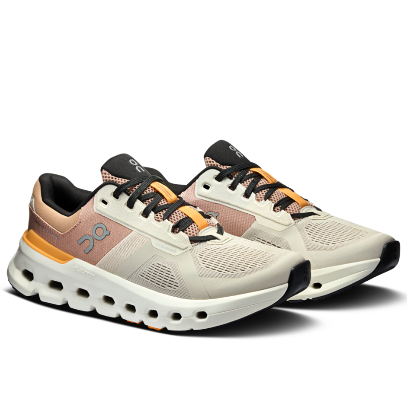 Women’s On Cloudrunner 2 – Pearl/Tangerine