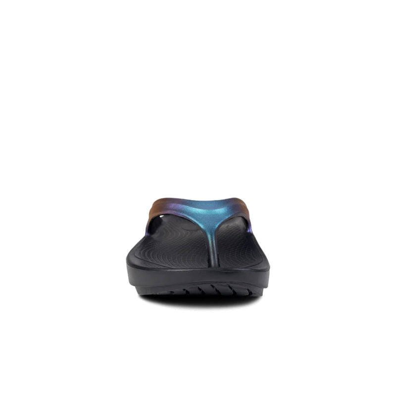 Women's OOFOS OOlala Luxe Thong - Midnight Spectre