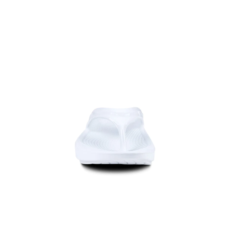 Women's OOFOS OOlala Thong - White