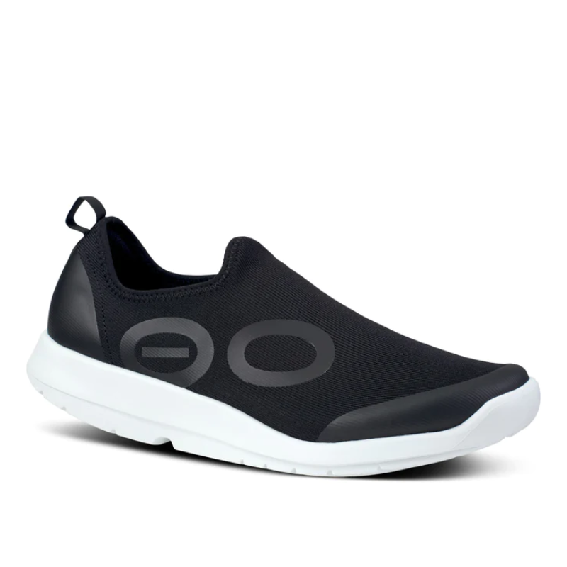 Women's OOFOS OOmg Sport Shoe – White/Black