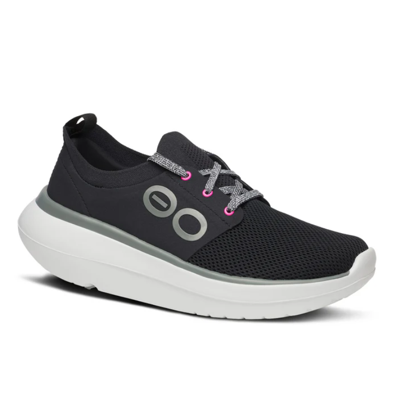 Women's OOFOS OOmy Stride - White/Black