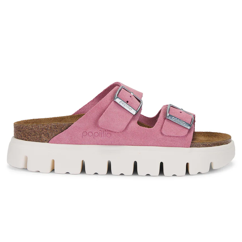 Women’s Papillio® by Birkenstock Arizona Chunky – Candy Pink Suede