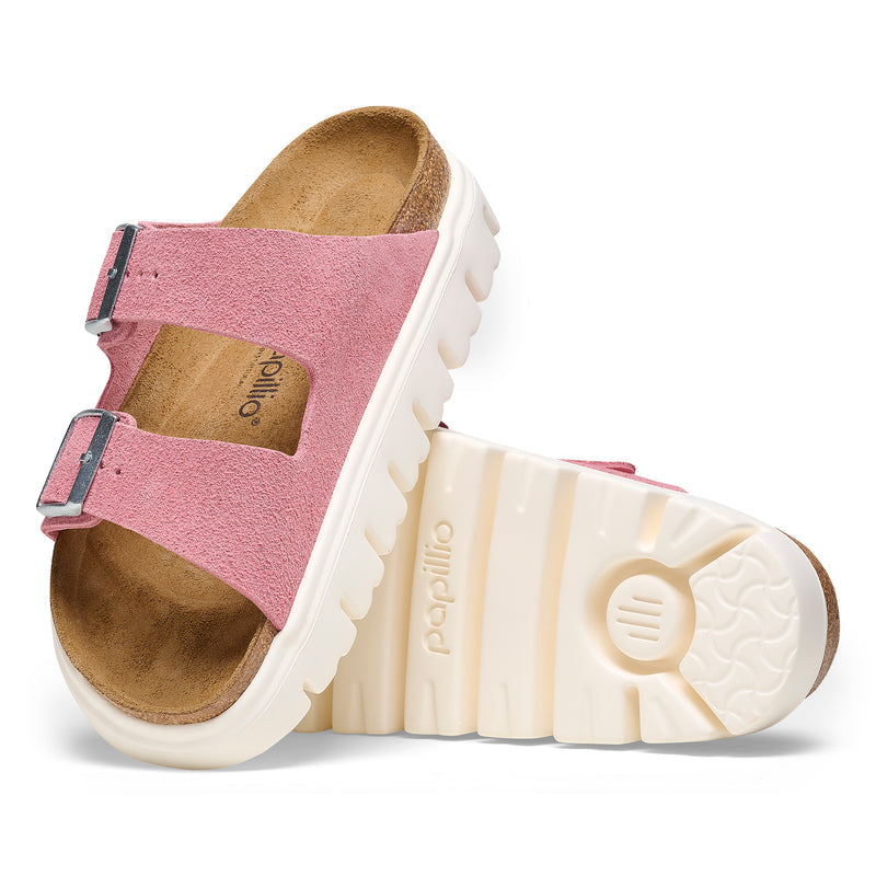Women’s Papillio® by Birkenstock Arizona Chunky – Candy Pink Suede