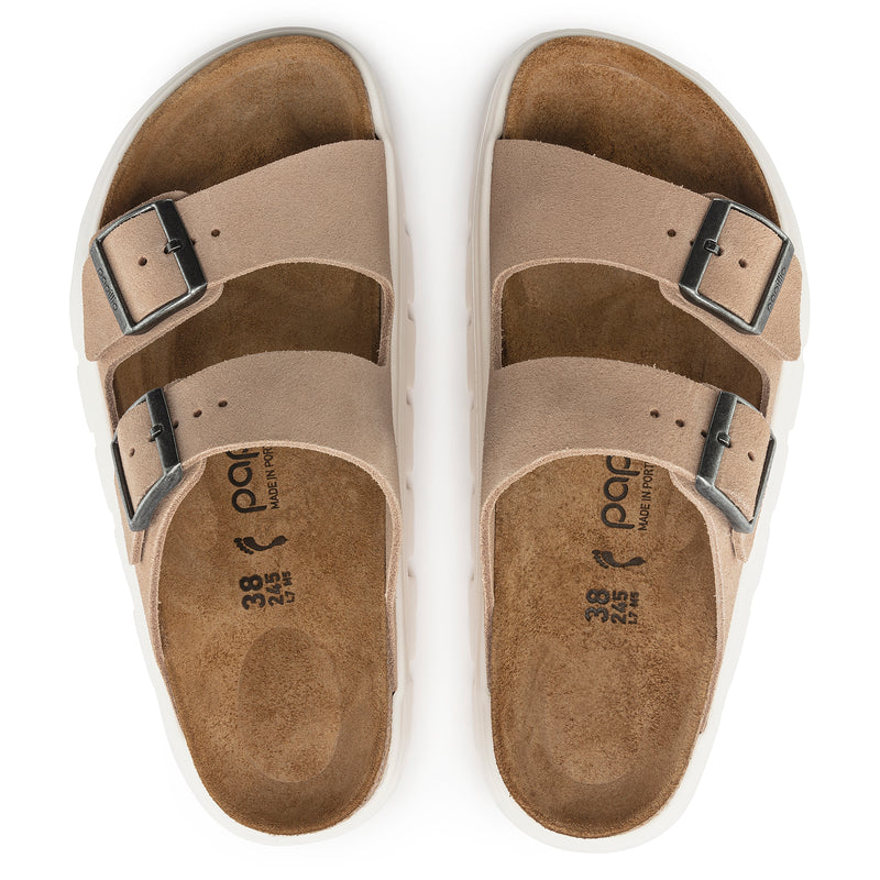 Women’s Papillio® by Birkenstock Arizona Chunky – Warm Sand Suede