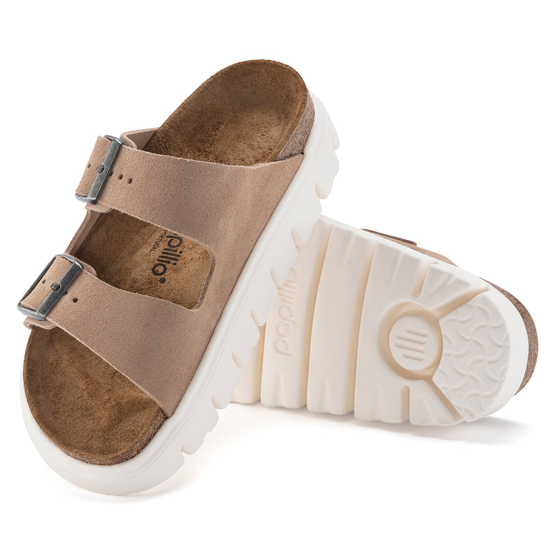 Women’s Papillio® by Birkenstock Arizona Chunky – Warm Sand Suede