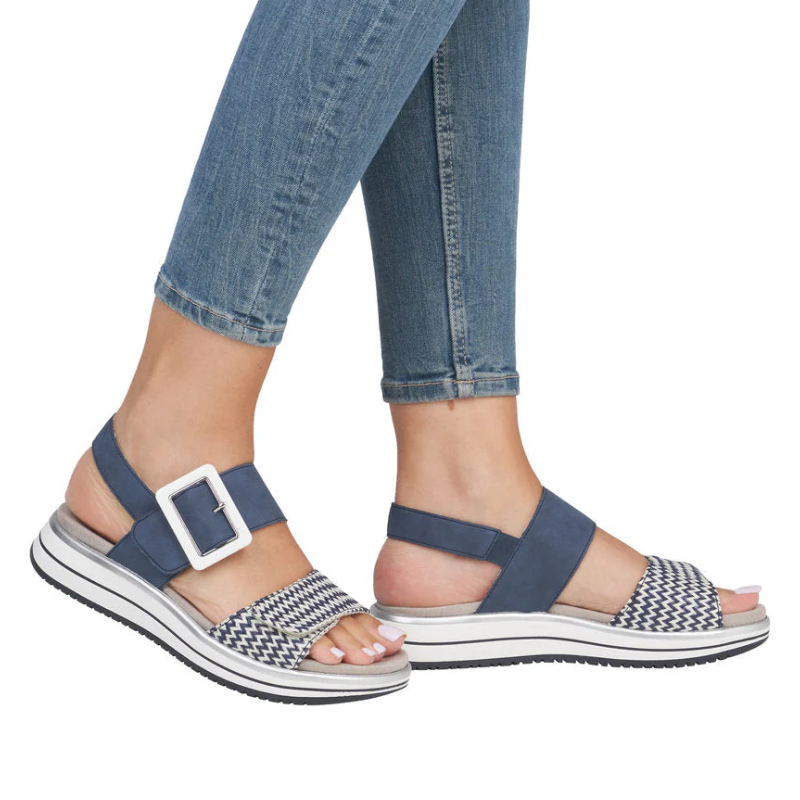 Women's Remonte Jocelyn 53 - Pazifik/Weiss