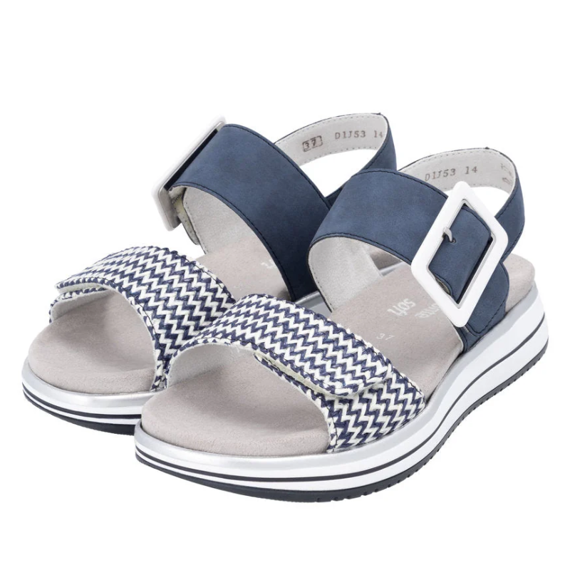 Women's Remonte Jocelyn 53 - Pazifik/Weiss