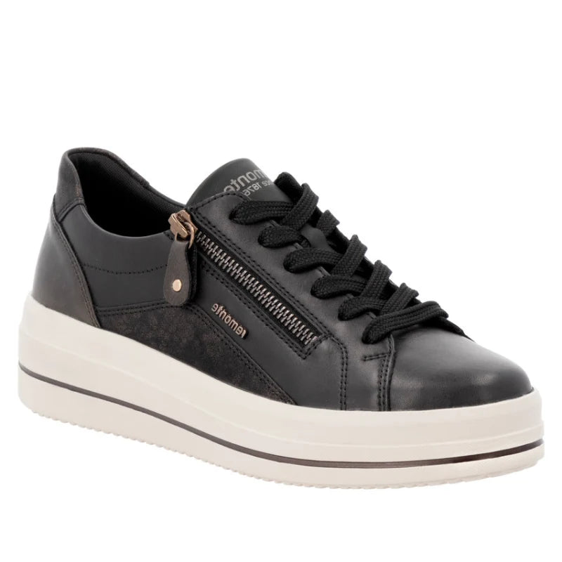Women's Remonte Julika 01 - Schwarz/Schwarz Antique