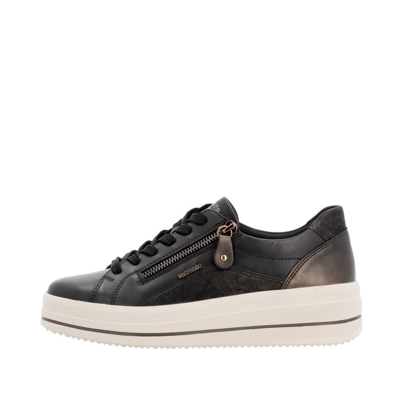 Women's Remonte Julika 01 - Schwarz/Schwarz Antique