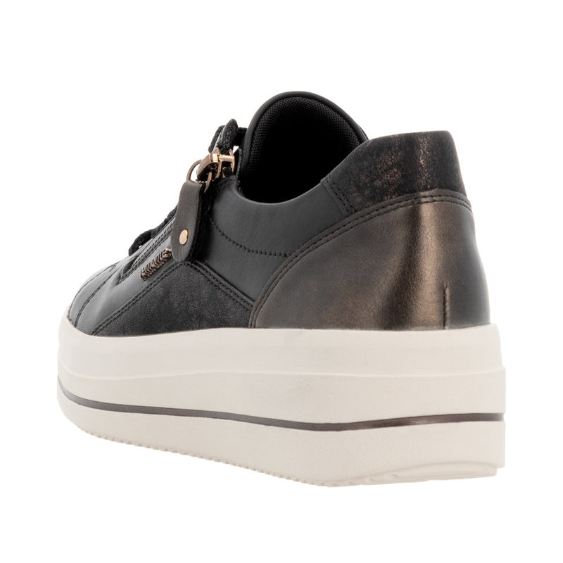 Women's Remonte Julika 01 - Schwarz/Schwarz Antique