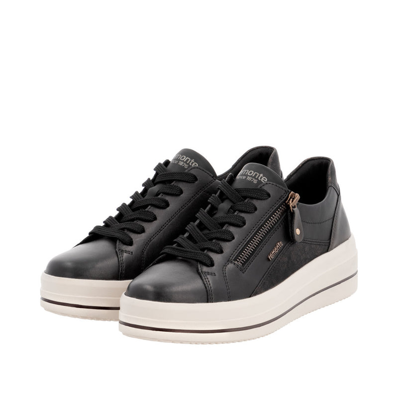 Women's Remonte Julika 01 - Schwarz/Schwarz Antique