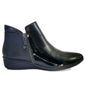 Women's Revere Damascus Bootie - Black Patent