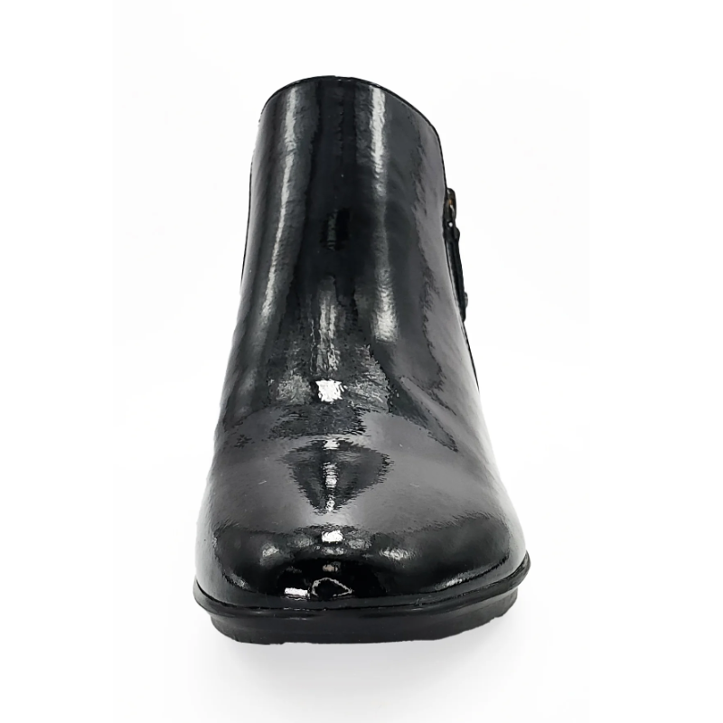 Women's Revere Damascus Bootie - Black Patent