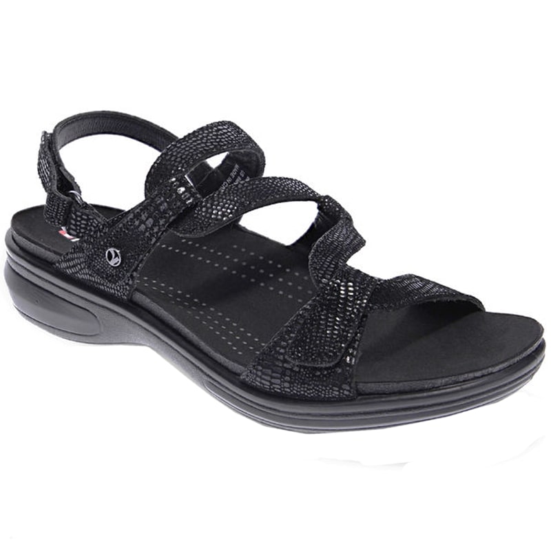 Women's Revere Emerald - Black Lizard