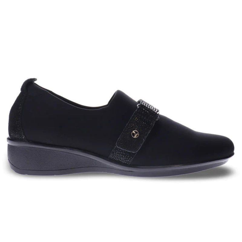 Women's Revere Genoa - Black/Black Lizard