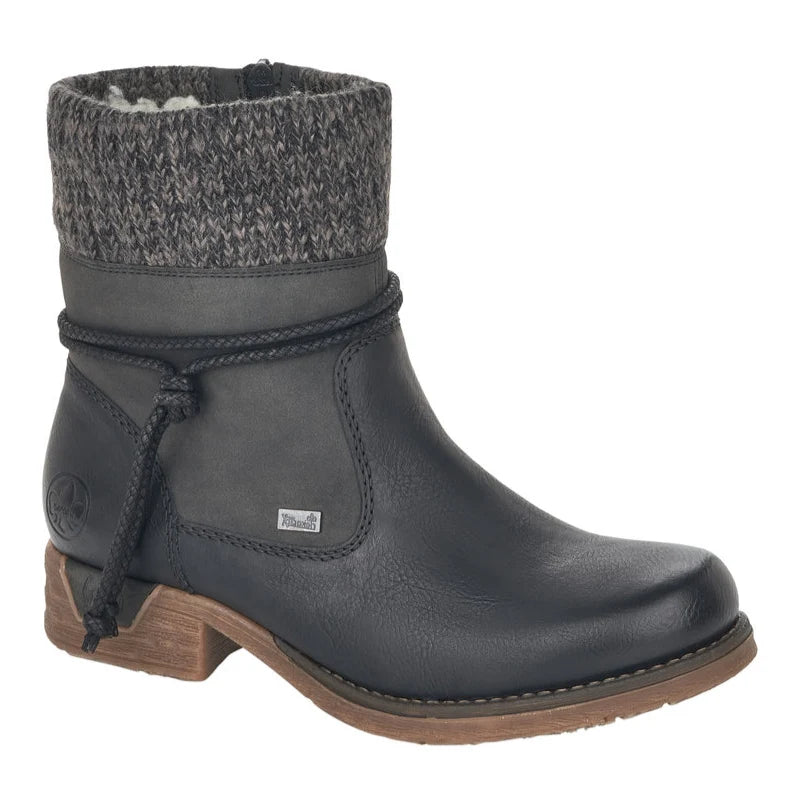 Women's Rieker Fee 88 - Schwarz/Anthrazit