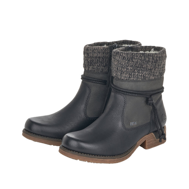 Women's Rieker Fee 88 - Schwarz/Anthrazit