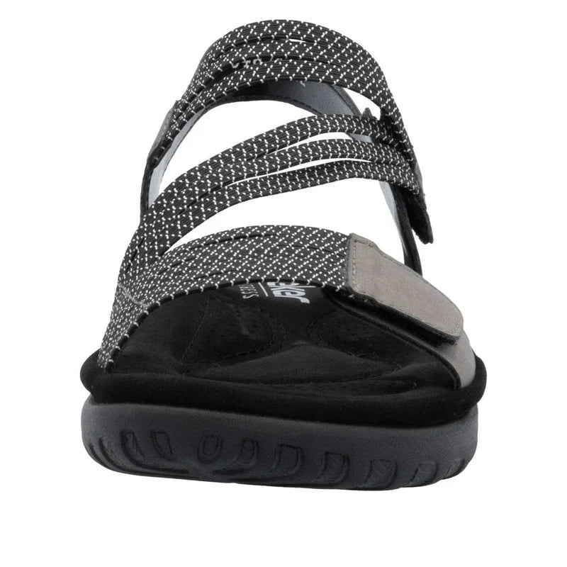 Women's Rieker Franja 70 - Mineral/Schwarz-Weiss