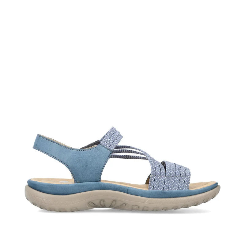 Women's Rieker Franja 70 - Royal/Jeans-Weiss