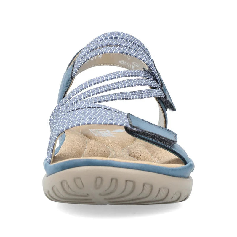 Women's Rieker Franja 70 - Royal/Jeans-Weiss