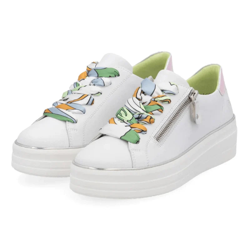 Women's Rieker Julika 06 - White/Silber Multi