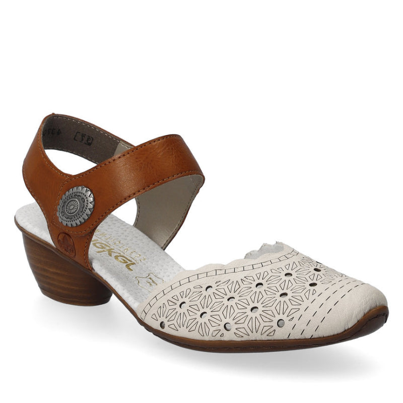 Women's Rieker Mirjam 03 - Crema/Cayenne