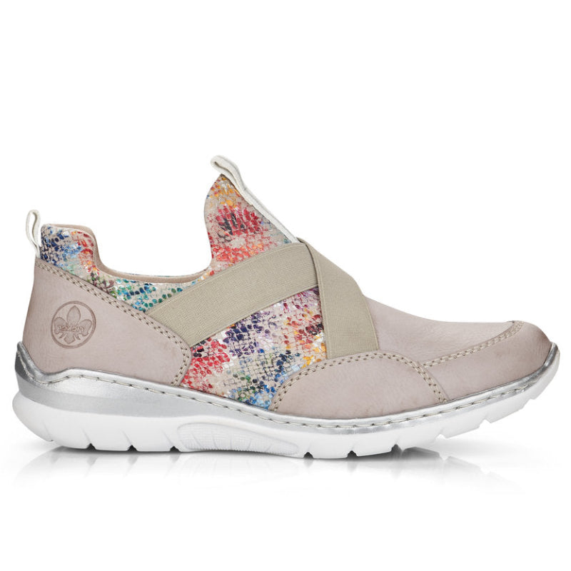 Women's Rieker Nikita 53 - Ice/Multi-Grey