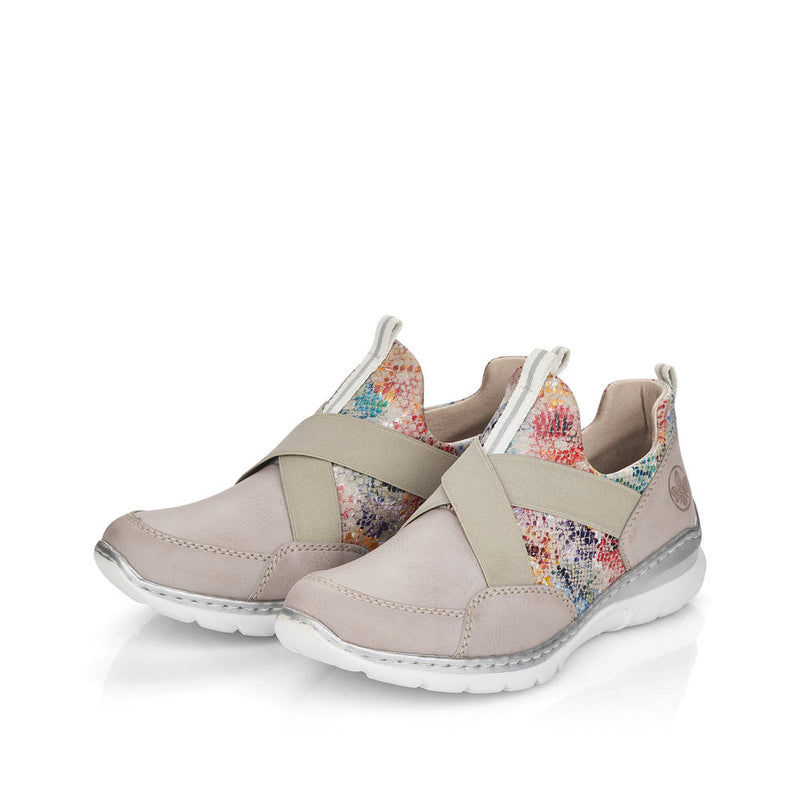 Women's Rieker Nikita 53 - Ice/Multi-Grey