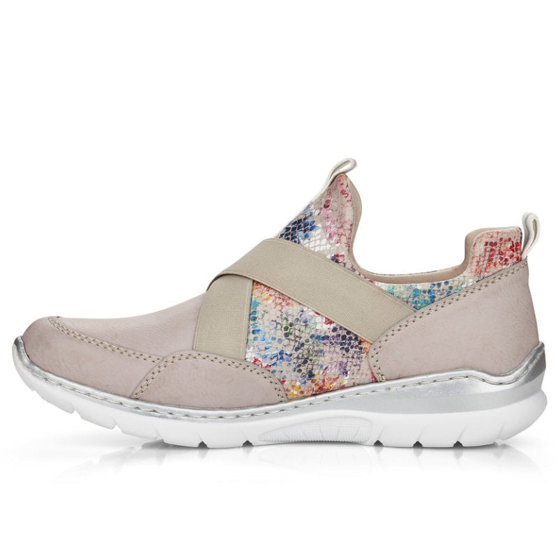 Women's Rieker Nikita 53 - Ice/Multi-Grey