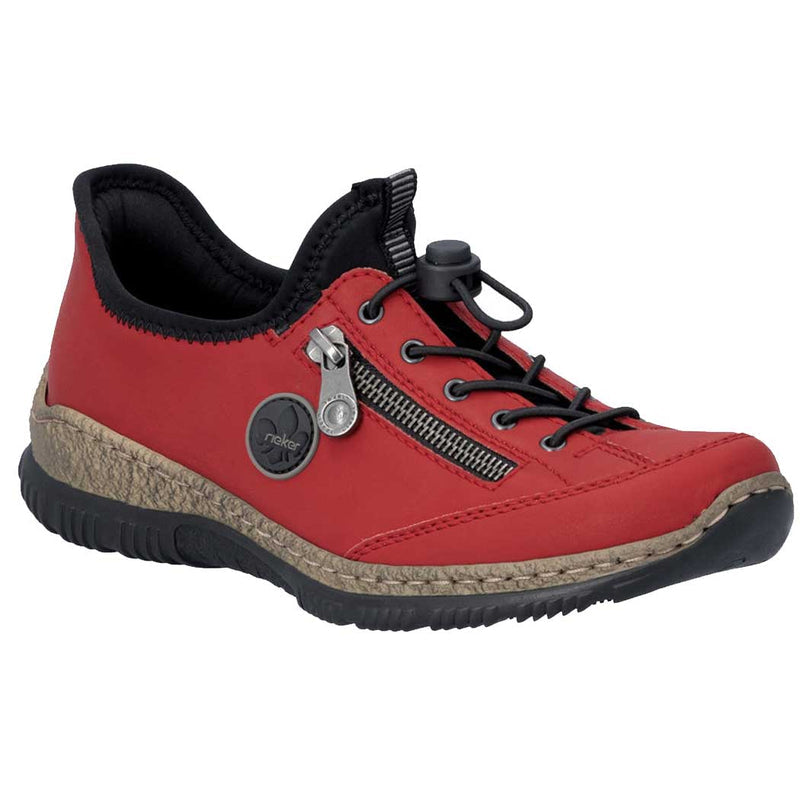 Women's Rieker Nikita 67 - Flamme/Schwarz