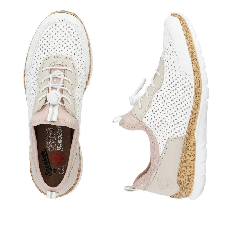 Women's Rieker Nikita 86 - Weiss/Perle/Rose