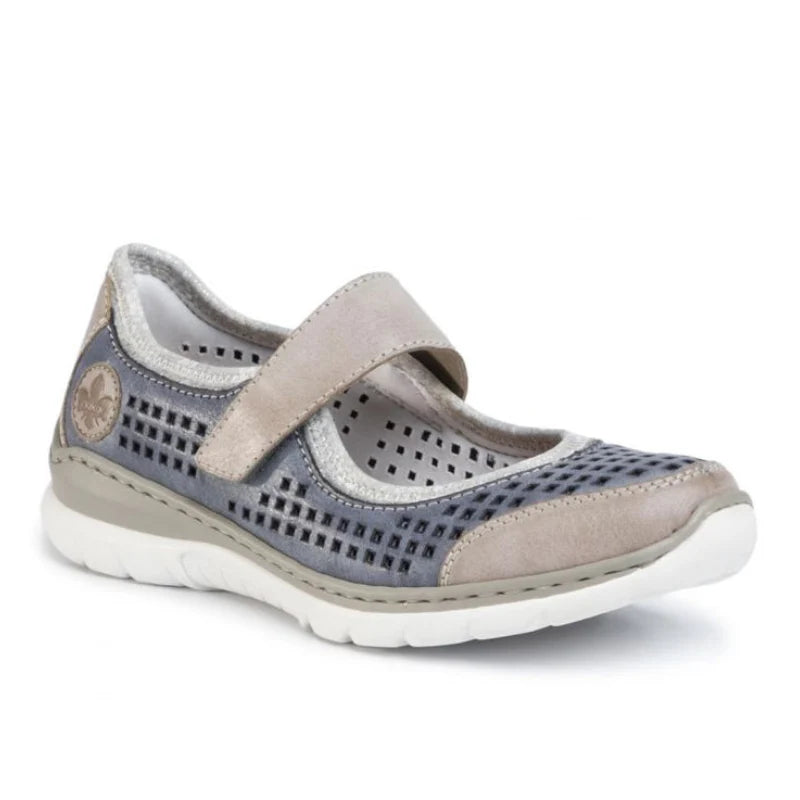 Women's Rieker Nikita B5 - Steel/Ozean/Silver Flower