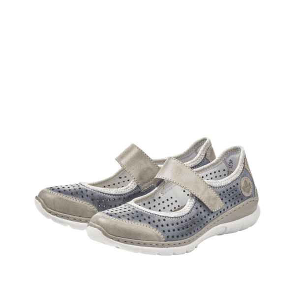 Women's Rieker Nikita B5 - Steel/Ozean/Silver Flower