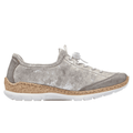 Women's Rieker Nikita K6 - Grey/Rose/Metallic/Silver Flower