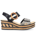 Women's Rieker Rose 76 - Ginger/Schwarz/Light Gold