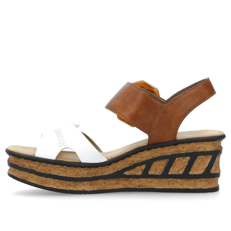 Women's Rieker Rose 76 - Weiss/Sherry
