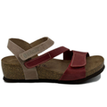 Women’s Sabatini Emanuela 4013 Sandal – Bordeaux/Beige