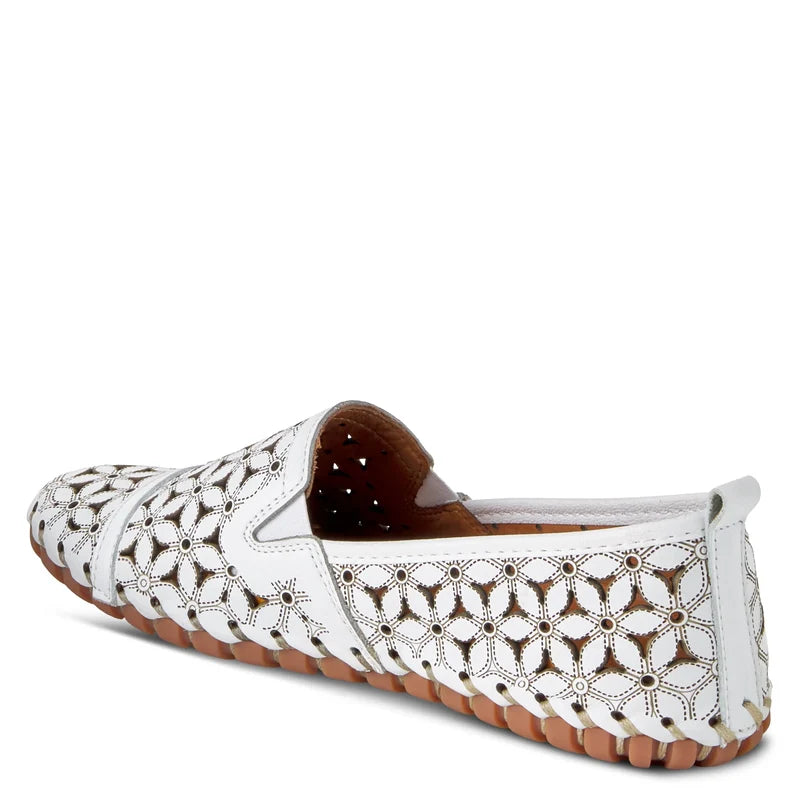 Women's Spring Step Flowerflow - White