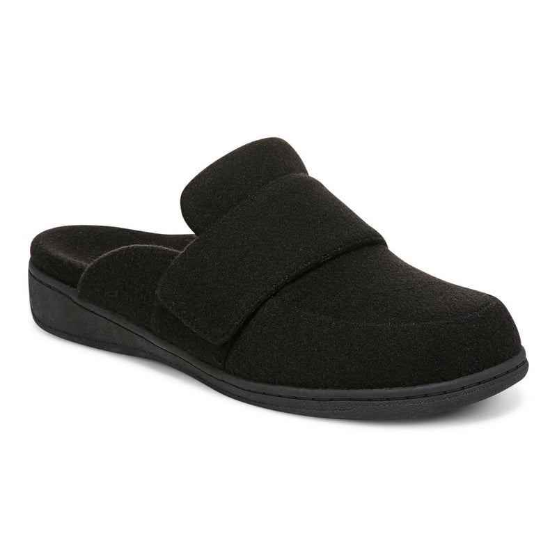 Women’s Vionic Gemma II Slippers – Black Flannel