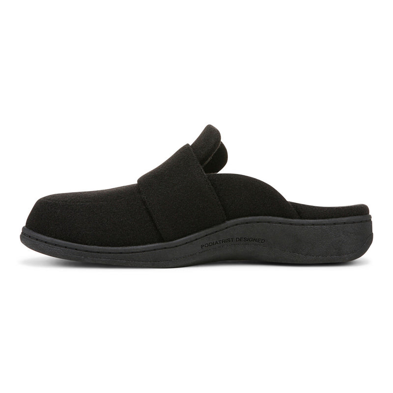 Women’s Vionic Gemma II Slippers – Black Flannel