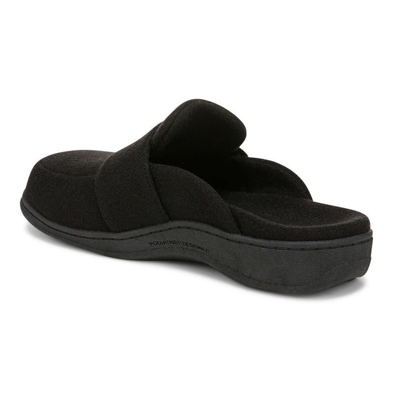 Women’s Vionic Gemma II Slippers – Black Flannel