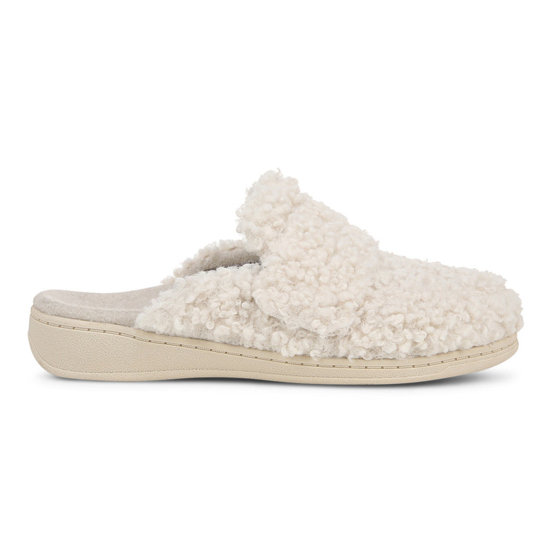 Women’s Vionic Gemma II Slippers – Cream Shearling
