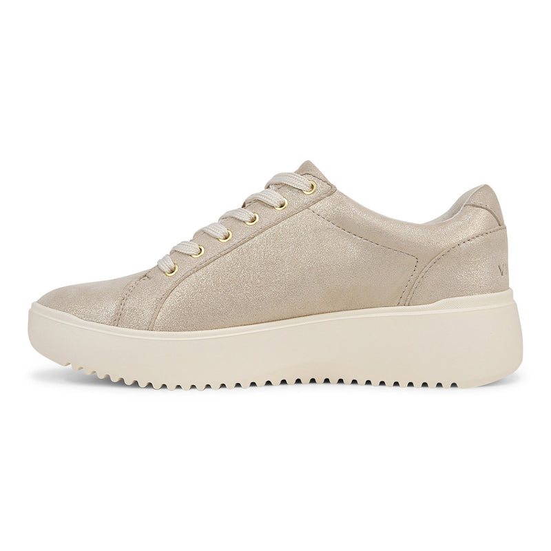 Women's Vionic Kearny Lace Up - Soft Gold Metallic